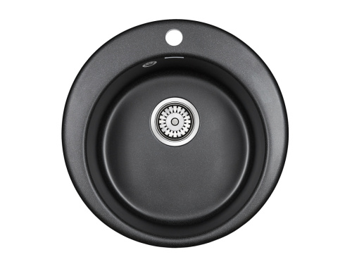 Кухонная мойка Paulmark GELEGEN 50 PM404800-BL 50х50 цвет черный